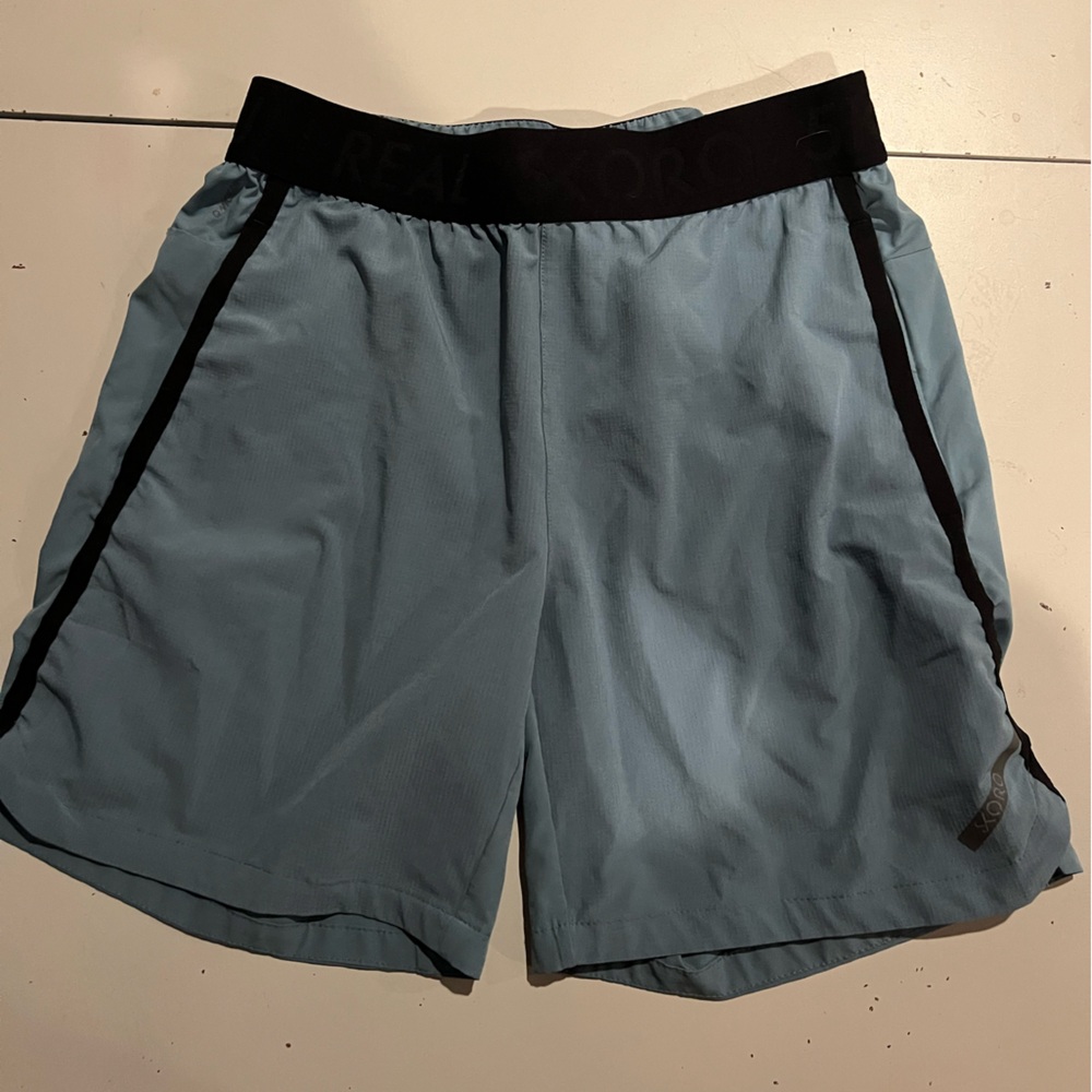 Skora Men's Athletic Shorts in Light Blue